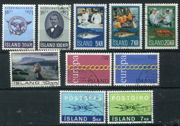 ICELAND 1971 Complete Issues Used.  Michel 450-459 - Gebruikt