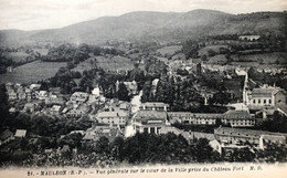 Mauléon - Vue Générale Sur Le Cœur De La Ville Prise Du Château Fort - Mauleon