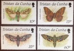 Tristan Da Cunha 1990 Butterflies Moths MNH - Butterflies