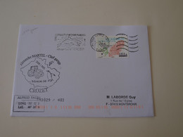 Crozet  1  11 202O 1er Jour Timbre   Lettre Ayant Circulé Cachet Chef Garage - Covers & Documents