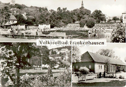 Volkssolbad Frankenhausen - Soleschwimmbad - Kurpark - Badehaus - Old Postcard - Germany DDR - Unused - Bad Frankenhausen