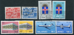 ICELAND 1969 Complete Issues Used.  Michel 425-33 - Oblitérés