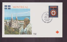 Canada, Enveloppe Commémorative " Visite Du Pape Jean-Paul " Montréal, 11 Septembre 1984 - Lettres & Documents