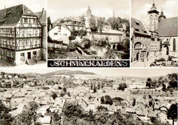 Schmalkalden - Schloss Wilhelmsburg - Altmarkt - Castle - Old Postcard - Germany DDR - Used - Schmalkalden