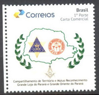 Brazil - Thèmes Maçonniques, Freimaurer-Themen, Masonic Themes - MINT - Vrijmetselarij