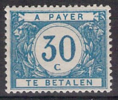 Belgique - COB TX 30 **MNH - 1919 - Cote 10.5 COB 2022 - Sellos