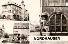 Nordhausen - Rathaus - Lutherplatz - Roland Am Rathaus - Old Postcard - 1978 - Germany DDR - Used - Nordhausen