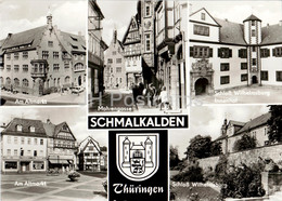 Schmalkalden - Thuringen - Am Altmarkt - Mohrengasse - Schloss Wilhelmsburg - Germany DDR - Unused - Schmalkalden