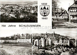 750 Jahre Schleusingen - Munzgasse - Gerhard Hauptmann Schule - Germany DDR - Unused - Schleusingen