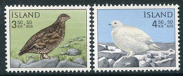 ICELAND 1965 Ptarmigan MNH / **.  Michel 388-89 - Ungebraucht