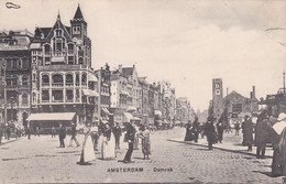 486953Amsterdam, Damrak. (Stempel Van Hotel Novum Achterkant) - Amsterdam