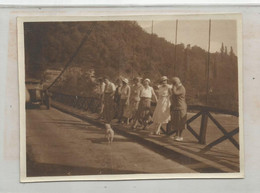 Photographie  Auto Voiture Sur Le Pont De Beauvoir St Marcellin 38 Isère En 1932 , Photo 11,3x8,4 Cm Env - Automobili