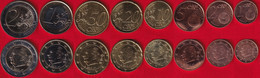 Belgium Euro Full Set (8 Coins): 1 Cent - 2 Euro 2011 UNC - Belgio