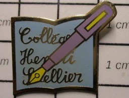 710a Pin's Pins / Beau Et Rare / THEME : ADMINISTRATIONS / COLLEGE HENRI SELLIER COLOMBELLES CALVADOS - Administrations