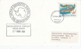 British Antarctic Territory (BAT) 1991 Ship Visit RRS Bransfield Ca Rothera 27 MAR 1991 (BAT330) - Covers & Documents