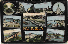 Riesa , Gelaufen Um 1916, AK 60 - Riesa