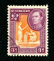 21 St Vincent 1938 Scott # 146 Used [Offers Welcome} - St.Vincent (...-1979)