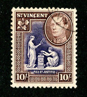 28 St Vincent 1947 Scott # 150A Used [Offers Welcome} - St.Vincent (...-1979)