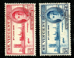 41 St Vincent 1946 Scott # 152-53 Used [Offers Welcome} - St.Vincent (...-1979)