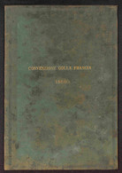 Antichi Stati Italiani - Sardegna - 1860 (4 Settembre) - Convenzione Postale Sardegna/Francia - Fascicolo Rilegato All’e - Autres & Non Classés