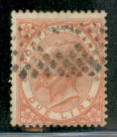 Regno - Vittorio Emanuele II - 1863 - 2 Lire De La Rue (L22) - Usato Con Numerale A Punti - Autres & Non Classés
