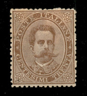 Regno - Umberto I - 1879 - 30 Cent Umberto (41) - Gomma Originale - Forte Linguella E Dentellatura Carente In Alto - Autres & Non Classés