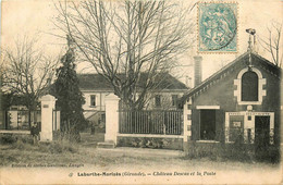 Labarthe Morizès * Le Château Descas Et La Poste * Ptt - Andere & Zonder Classificatie