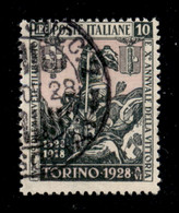 Regno - Vittorio Emanuele III - 1928 - 10 Lire Filiberto (237) - Usato - Raybaudi - Autres & Non Classés