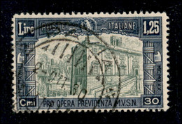 Regno - Vittorio Emanuele III - 1930 - 1,25 Lire + 30 Cent Milizia III (274) - Usato - Autres & Non Classés