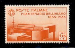 Regno - Vittorio Emanuele III - 1935 - 1,75 Lire + 1 Bellini (392) - Gomma Integra - Autres & Non Classés