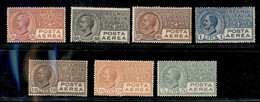 Regno - Vittorio Emanuele III - 1926/1928 - Posta Aerea (2A/7) - Serie Completa - Gomma Originale - Autres & Non Classés