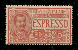 Regno - Vittorio Emanuele III - 1903 - 25 Cent Espresso (1) - Gomma Integra - Autres & Non Classés