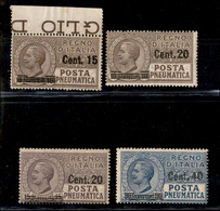 Regno - Vittorio Emanuele III - 1924/1925 - Posta Pneumatica (4/7) - Serie Completa - Gomma Integra - Autres & Non Classés