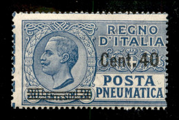 Regno - Vittorio Emanuele III - 1925 - 40 Cent Su 30 (7) Con Dentellatura Spostata Con Parziali Diciture A Margine (a Si - Autres & Non Classés