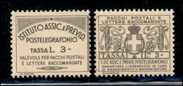 Regno - Vittorio Emanuele III - 1936 - 3 Lire Assicurazioni (15) - Due Metà Separate - Gomma Integra - Autres & Non Classés