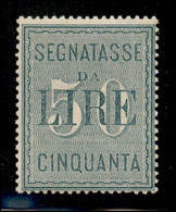 Regno - Umberto I - 1884 - 50 Lire Segnatasse (15) - Gomma Integra - Discretamente Centrato - Autres & Non Classés