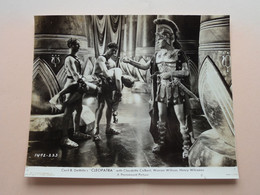 Cecile B. DeMille's " CLEOPATRA " With Claudette COLBERT, Warren WILLIAM, Henry WILCOXON ! - Photographs