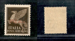 Occupazioni II Guerra Mondiale - Isole Jonie - 1941 - 50 Cent (1aa-Aerea) Con Errore SOLE - Gomma Integra (450) - Autres & Non Classés