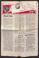 Repubblica - Coppia Del 50 Cent Turrita (538) Annullata A Genova Il 27.8.46 Su Giornale Completo Per Acqui - Rara - Autres & Non Classés