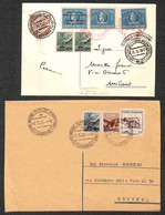 Repubblica - 1946/1950 - Undici Lettere E Cartoline Con Annulli Di Manifestazioni Filateliche E Fiere Commerciali Del Pe - Autres & Non Classés