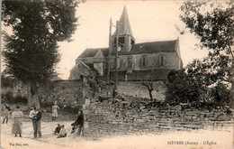 Bièvres Canton De Laon-Sud Petit Village L'Eglise Church Aisne 02860 Dos Vert B.Etat - Sonstige & Ohne Zuordnung