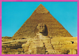 275173 / Egypt - Giza - The Sphinx And The Pyramid Of Khafre , Egypte Agypten Egitto Egipto - Sphinx