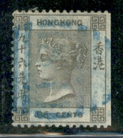 OLTREMARE - HONG KONG - 1866 - 96 Cent Vittoria (18) - Non Dentellato A Destra - Usato - Autres & Non Classés