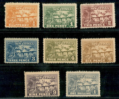 OLTREMARE - PAPUA-NUOVA GUINEA - 1925/1928 - Territory Of New Guinea (39/40+42/44+45c+46/47) - Insieme Di 8 Valori Della - Autres & Non Classés