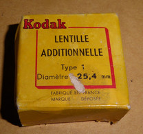 KODAK : Lentille Additionnelle Type 1, Diamètre 25,4 Mm - Lentilles