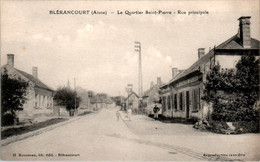 Blérancourt Canton De Coucy-le-Château-Auffrique Le Quartier Saint-Pierre Rue Principale Epicerie Grocery Aisne 02300 - Sonstige & Ohne Zuordnung