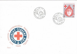 44746. Carta BRATISLAVA (Slovensko) Eslovaquia 1993. CRUZ ROJA, Rotes Kreuz - FDC