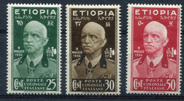 Ethiopie   Colonie Italienne  3/5 ** - Etiopia