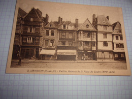 CPA  22 COTE D ARMOR LANNION VEILLES MAISONS DE LA PLACE DU CENTRE - Lannion