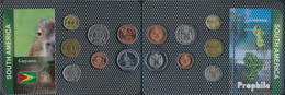 Guyana Stgl./unzirkuliert Kursmünzen Stgl./unzirkuliert Ab 1967 1 Cent Bis 10 Dollars - Guyana